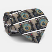 天文時計プラハ・オルログチェコ ネクタイ (ロール)