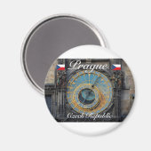 天文時計プラハ・オルログチェコ マグネット (正面/裏面)