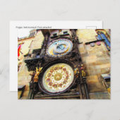 天文時計プラハ シーズンポストカード (正面/裏面)