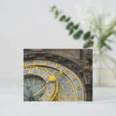 天文時計プラハ ポストカード (スタンド正面)