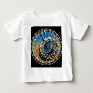 天文時計 – プラハオロジ ベビーTシャツ