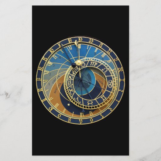 天文時計 – プラハオロジ 便箋 (正面)