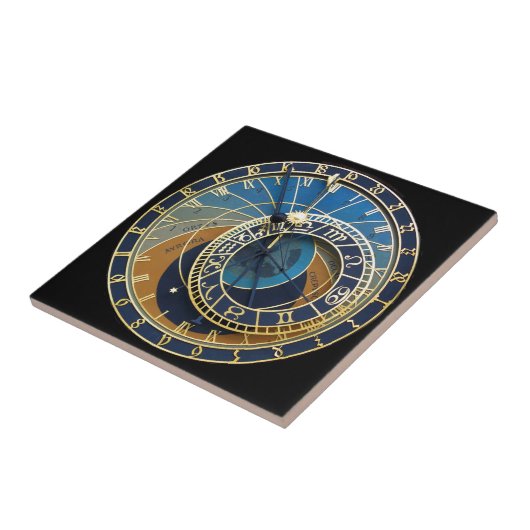 天文時計-プラハオロ タイル (側面)