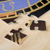 天文時計、プラハ、チェキア（建築） ジグソーパズル (側面)