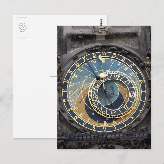 天文時計 ポストカード (正面/裏面)