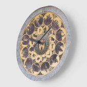 天文時計 ラージ壁時計 (傾斜)