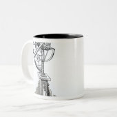 天文楽器 ツートーンマグカップ (正面左)