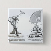 天文楽器 缶バッジ (正面)