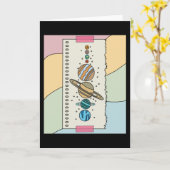 天文系惑太陽の星宇宙 カード (黄色い花)