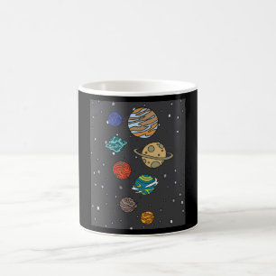 天文系惑太陽の星宇宙 コーヒーマグカップ