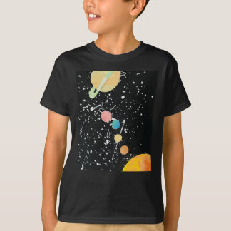 天文系惑太陽の星宇宙 Tシャツ