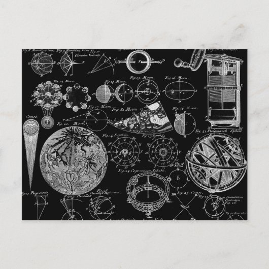 天文表 ポストカード (正面)