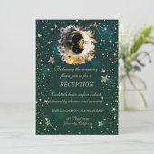 天日と月の花が緑に輝く 招待状 (スタンド正面)