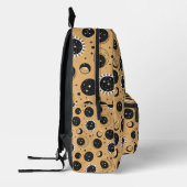 天日と月模様 プリントバックパック (左)