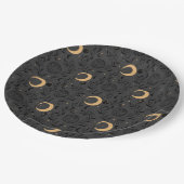 天日と月模様 ペーパープレート (アングル)
