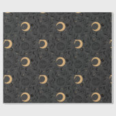 天日と月模様 ラッピングペーパー (フラット)