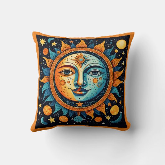 天日と月 クッション (裏面)