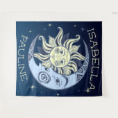 天日と月 タペストリー (正面(横))