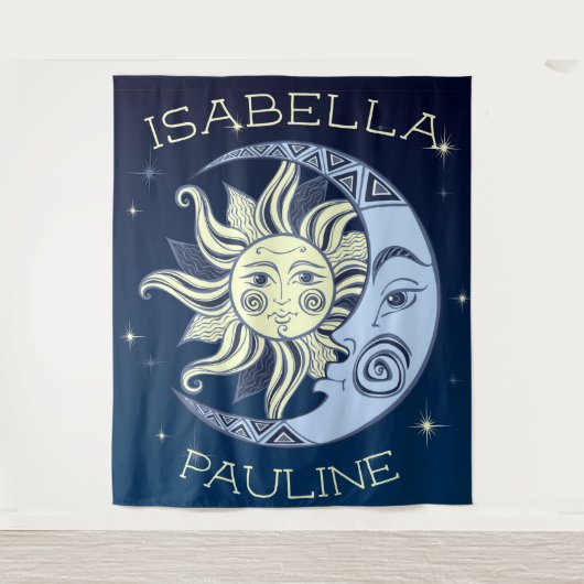 天日と月 タペストリー (正面)