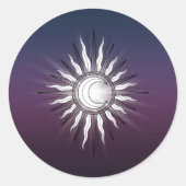 天日と月 ラウンドシール (正面)