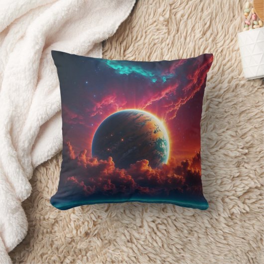 天日の出 クッション (ブランケット)