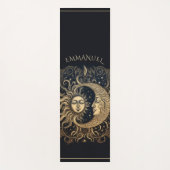 天日エレガント月パーソナライズされた ヨガマット (正面)