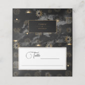 天日三日月銀河系ブラックゴールデン プレイスカード (外部開封)