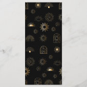 天日三日月黒黄金 メニュー (裏面)