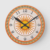 天日丸い壁時計 ラウンド壁時計 (正面)
