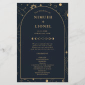 天日月の式結婚プログラム (正面)