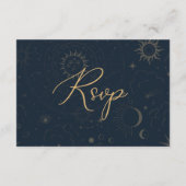天日月スターRSVPカード エンクロージャーカード (裏面)