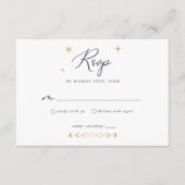 天日月スターRSVPカード エンクロージャーカード (正面)