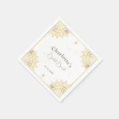 天日月ブライダルブランチ スタンダードカクテルナプキン (角)