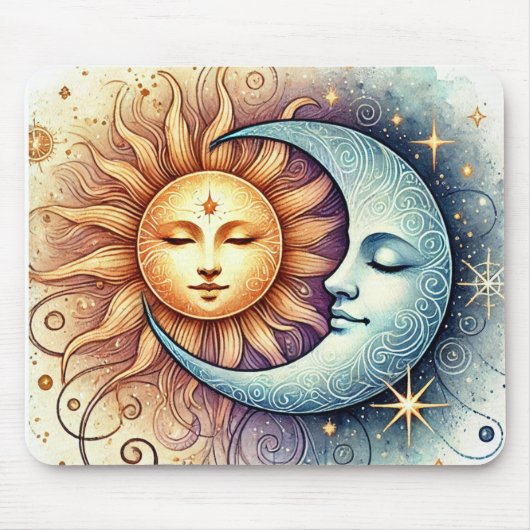 天日月マウスパッド マウスパッド (正面)
