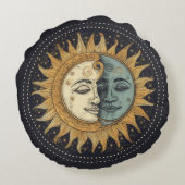 天日月丸い枕 ラウンドクッション (裏面)