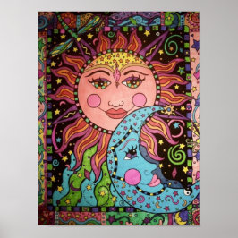 天日月図 ポスター