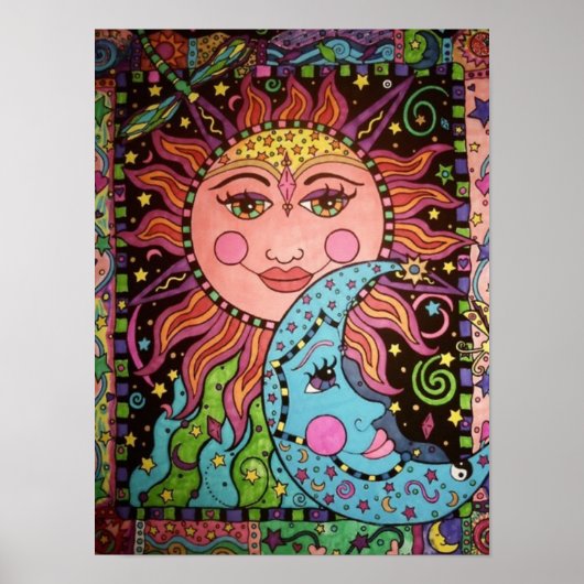 天日月図 ポスター (正面)