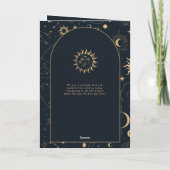 天日月折り式計画 サンキューカード (裏面)