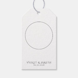 天日月結婚ステッカー ギフトタグ