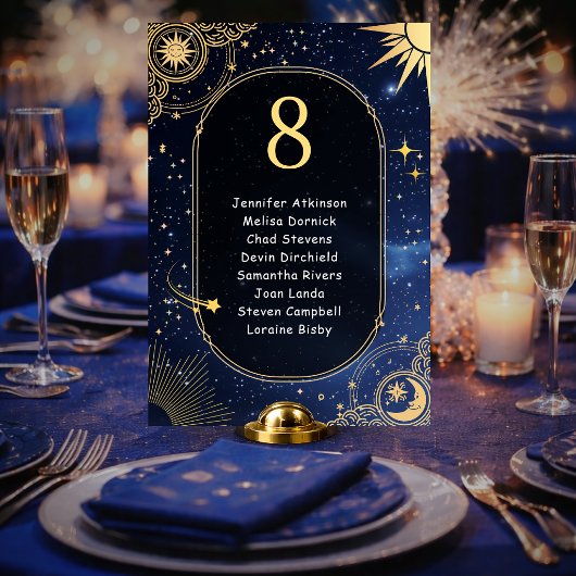 天日月結婚座 テーブルナンバー