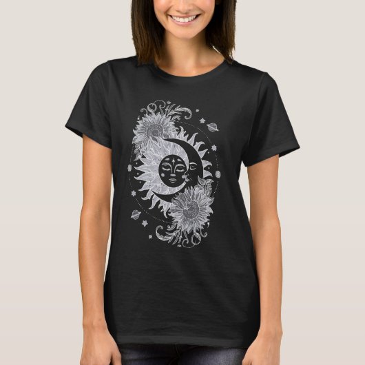 天日月花星占い月相Vi Tシャツ (正面)