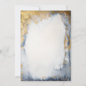 天日月、星水彩ブライダルシャワー 招待状 (裏面)