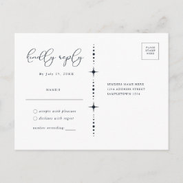 天日月RSVPポストカード ポストカード