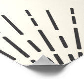 天日照ヴィンテージ模様 ポスター (角)