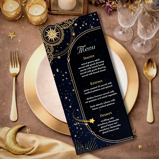 天日結婚月 メニュー