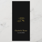 天日結婚月 メニュー (裏面)