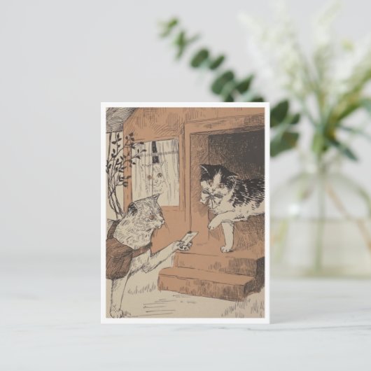 「天日配達」 ポストカード (スタンド正面)