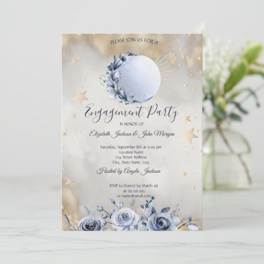 天日青月バラ星 招待状 (スタンド正面)