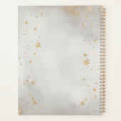 天日、ブルームーンの花、星の夜空 プランナー手帳 (裏面)