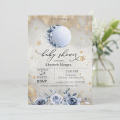 天日、ブルームーンバラ星赤ちゃんシャワー 招待状 (スタンド正面)